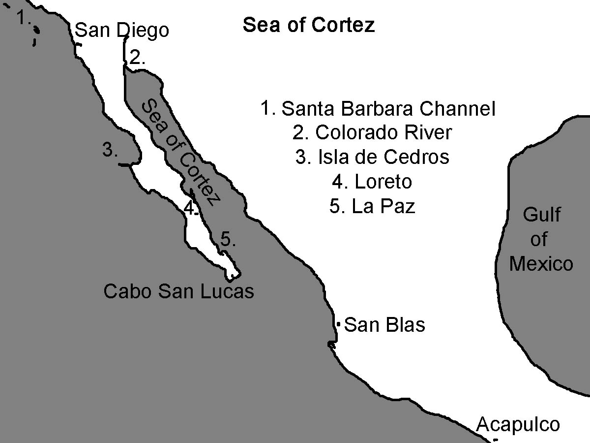 Baja map